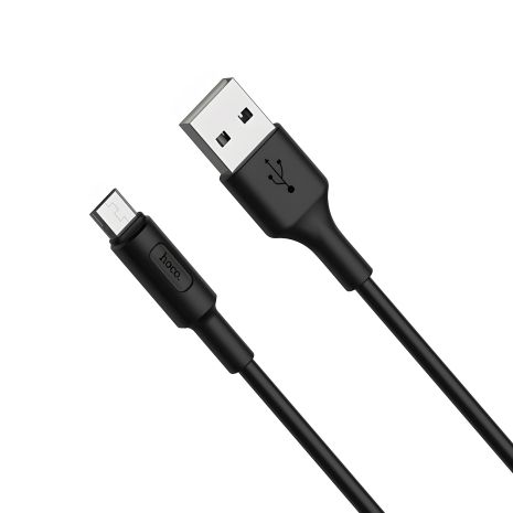 Кабель Hoco X25, USB до MicroUSB, 1m чорний