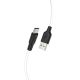Кабель Hoco X21 1m черно-белый USB to Type-C