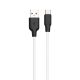 Hoco X21 Plus USB к Type-C Кабель 1м черно-белый