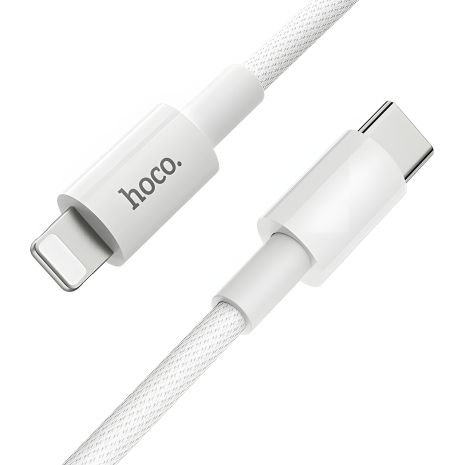 Белый кабель 1м Hoco X96 Type-C to Lightning