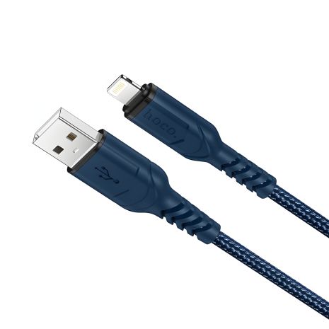 Hoco X59 Кабель USB-Lightning 1м, синий