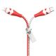 Hoco U97 2в1 USB to Type-C/ Lightning Кабель 1m черно-красный