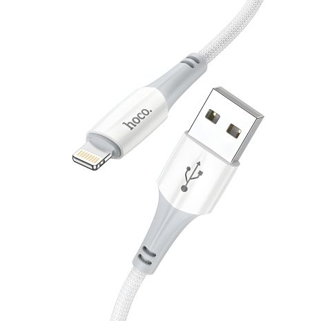 Кабель Hoco X70, USB до Lightning 1m, білий