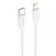 USB Borofone BX19 Type-C to Lightning 20W 2m Білий USB Borofone BX19 Type-C to Lightning 20W 2m Білий