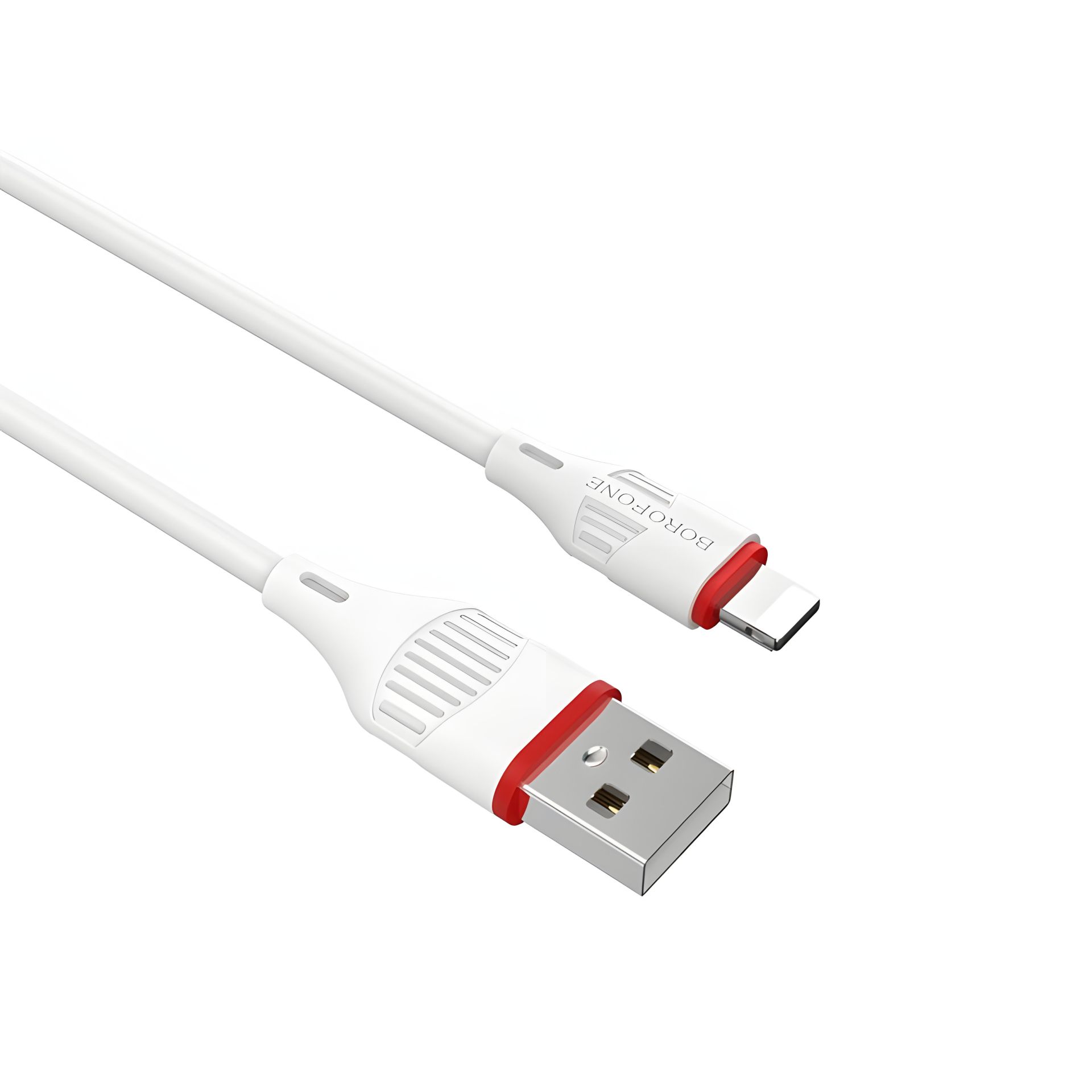 USB кабель Borofone BX17 Lightning Білий USB кабель Borofone BX17 Lightning Білий