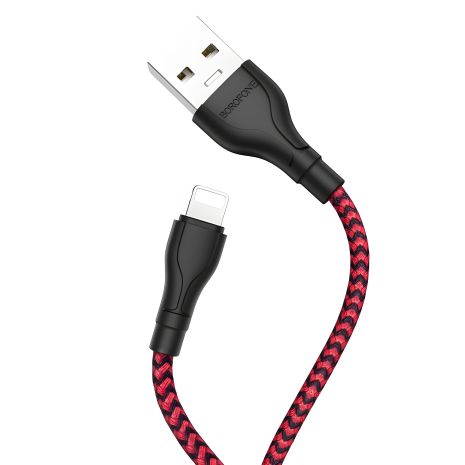 Чёрно-Красный Borofone BX39 Beneficial USB Lightning 1m Чёрно-Красный Borofone BX39 Beneficial USB Lightning 1m