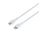 USB Borofone White BX51 Triumph to Lightning Type-C 12W