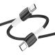 Кабель USB Borofone BX84 Type-C к Type-C 60W черный