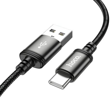 Чорний кабель Hoco X91 3m USB to Type-C