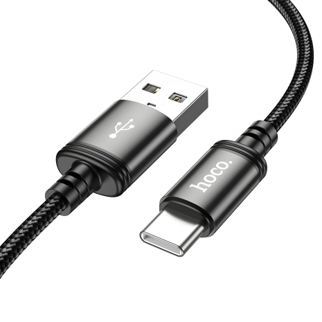 Чорний кабель Hoco X91 3m USB to Type-C