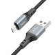 Кабель Hoco X86 USB to MicroUSB 1m черный Кабель Hoco X86 USB to MicroUSB 1m черный