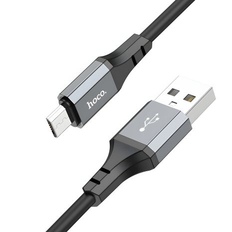 Кабель USB Hoco X86 MicroUSB to 1m чорний