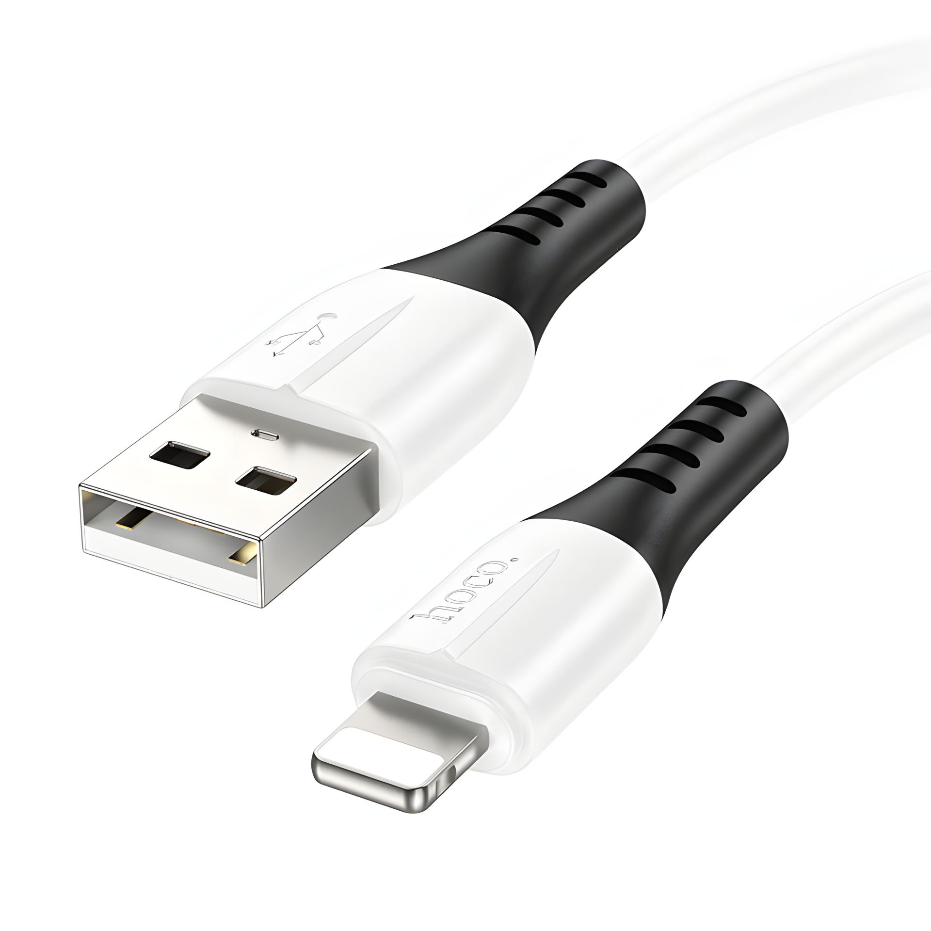 Кабель Hoco X86 Білий USB to Lightning 1m Кабель Hoco X86 Білий USB to Lightning 1m