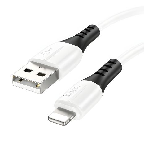 Кабель Hoco X86 USB to Lightning 1m Белый Кабель Hoco X86 USB to Lightning 1m Белый