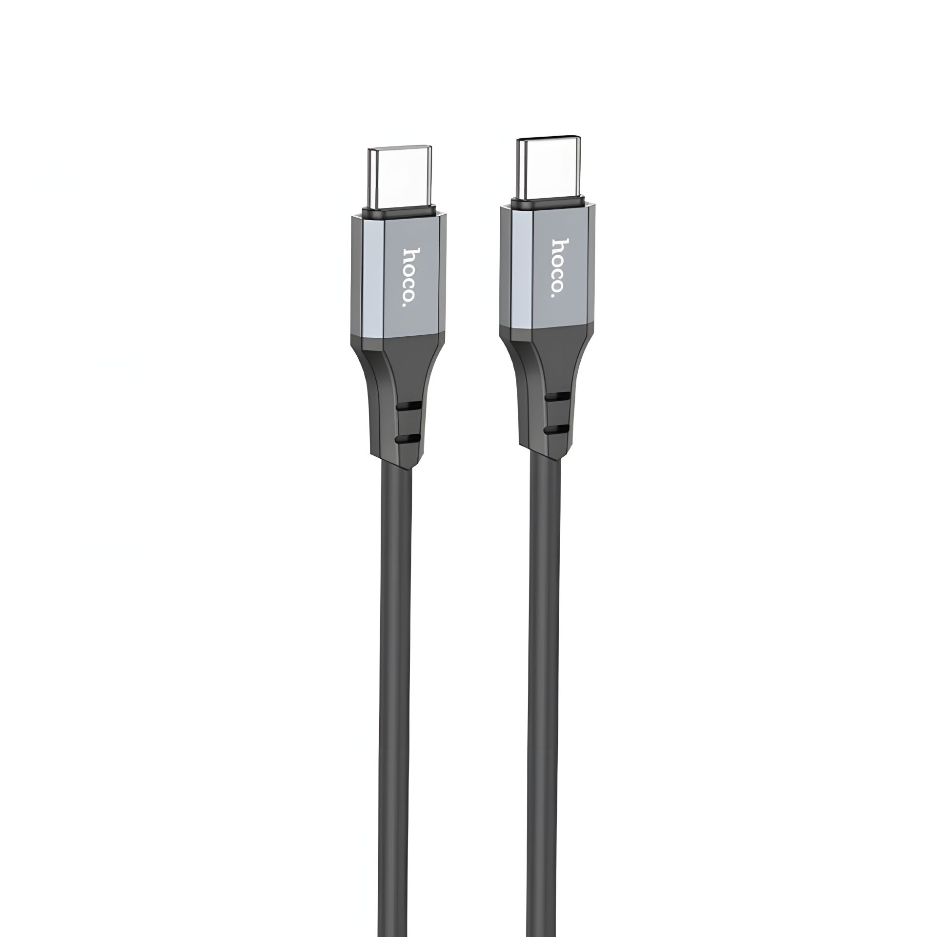 Кабель Hoco X86 Type-C to Type-C PD 60W, 1m, чорний, ультратонкий Кабель Hoco X86 Type-C to Type-C PD 60W, 1m, чорний, ультратонкий