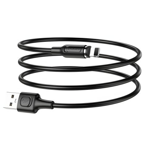 Чорний USB Кабель Borofone BX41 Amiable magnetic Lightning