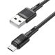 Кабель MicroUSB Hoco X83 USB 1m черный
