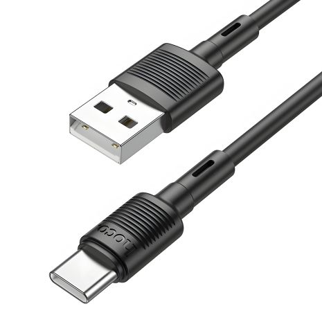 Кабель USB Hoco X96 для Type-C PD 100W чорний 1m