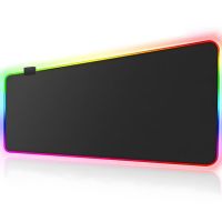 Килимок для миші Jedel MP-02 80x30 см з підсвічуванням, чорний