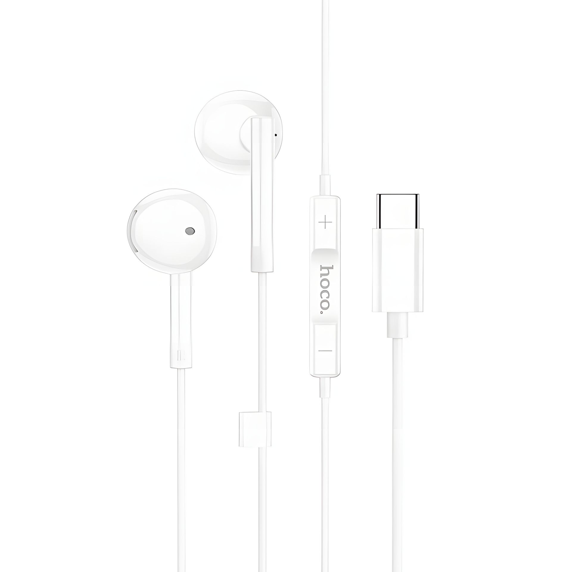 Дротові навушники Hoco M95, Type-C, 1.2m, Білі Дротові навушники Hoco M95, Type-C, 1.2m, Білі