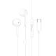 Дротові навушники Hoco M95, Type-C, 1.2m, Білі Дротові навушники Hoco M95, Type-C, 1.2m, Білі