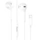Дротові навушники Hoco M80, Lightning, 1.2m, білі Дротові навушники Hoco M80, Lightning, 1.2m, білі