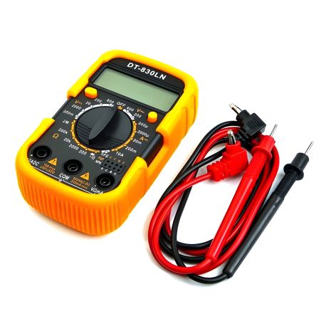 Цифровий Мультиметр DT-830LN з підсвічуванням (струм до 10А) Цифровий Мультиметр DT-830LN з підсвічуванням (струм до 10А)