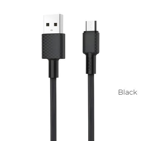Кабель Hoco X29, USB до MicroUSB, 1m чорний