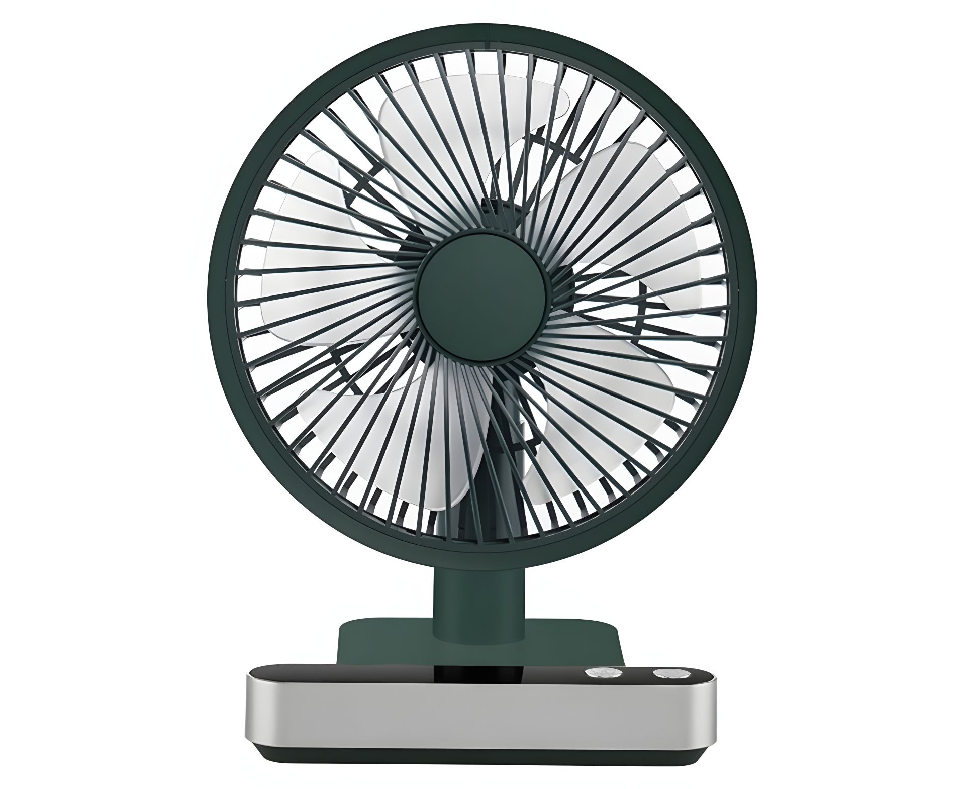 Зелений настільний вентилятор GXQC F702 на акумуляторі бездротовий Зелений настільний вентилятор GXQC F702 на акумуляторі бездротовий