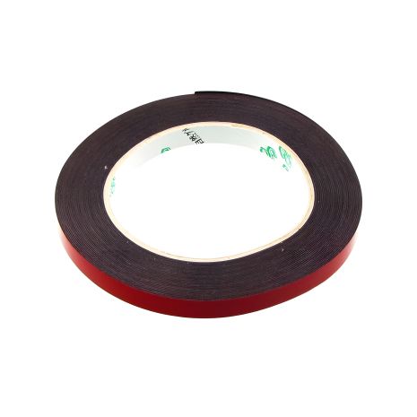 Двусторонний скотч полиуретановый красный 10мм x 1мм