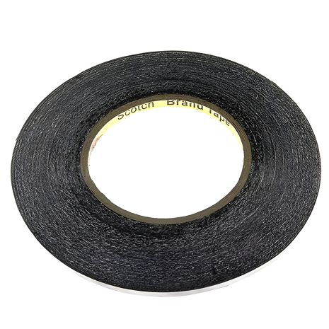 Черный двусторонний скотч 3M 5мм x 50м