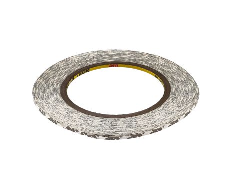 Білий двосторонній скотч 3M 5мм x 25м Білий двосторонній скотч 3M 5мм x 25м