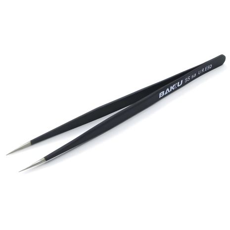 Baku BK-SSsa прямой пинцет с антистатическим покрытием Baku BK-SSsa прямой пинцет с антистатическим покрытием
