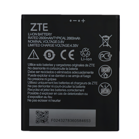 Акумулятор ZTE Blade A606 – Li3826T43P4H705949 / Li3826T43p4h695950 – 2600 mAh [Original] 12 міс. гарантії