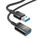 USB удлинитель Hoco U107 USB male to USB female USB3.0 1.2m (Черный) USB удлинитель Hoco U107 USB male to USB female USB3.0 1.2m (Черный)