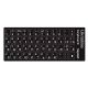 Наклейки на клавіатуру 48 клавіш, ENG, УКР, РУС, чорні Наклейки на клавіатуру 48 клавіш, ENG, УКР, РУС, чорні