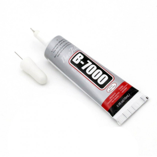 Клей силиконовый B7000, 15ml, в тюбике с дозатором Клей силиконовый B7000, 15ml, в тюбике с дозатором