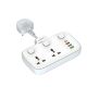 LDNIO SC2413 Сетевой Удлинитель (2 универсальных порта, 1 PD, 1 QC, 2 авто ID) Белый