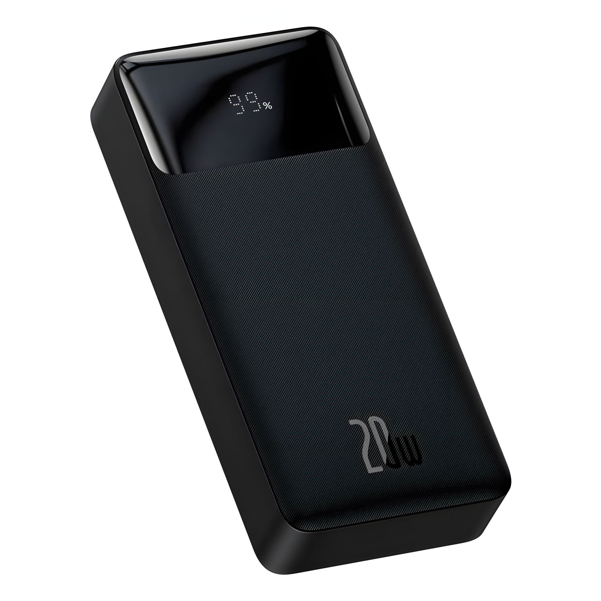 Повербанк Baseus PPDML-M (20000 mAh/Out: 2USB 18W QC3.0, Type-C 20W PD/In: Type-C 18W, micro 18W) з Дисплеєм Чорний Повербанк Baseus PPDML-M (20000 mAh/Out: 2USB 18W QC3.0, Type-C 20W PD/In: Type-C 18W, micro 18W) з Дисплеєм Чорний