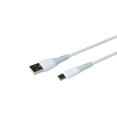 Кабель USB Ridea RC-M123 Spring Type-C 3A (Білий)