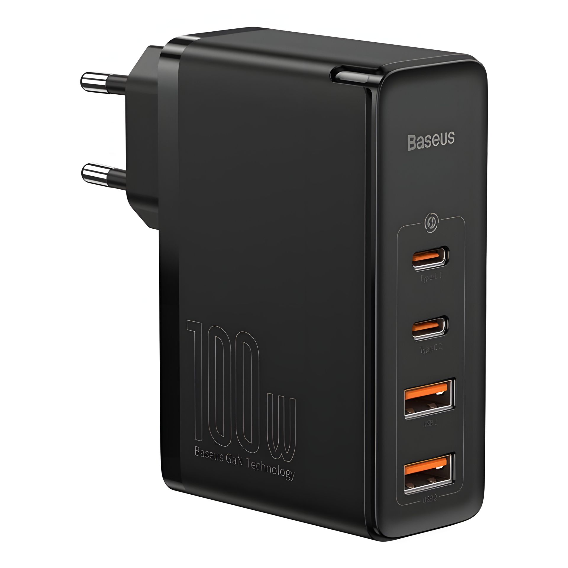 Зарядний пристрій Baseus GaN2 Pro Quick Charger 2C+2U 100W CCGAN2P-L Чорний, 01 Зарядний пристрій Baseus GaN2 Pro Quick Charger 2C+2U 100W CCGAN2P-L Чорний, 01