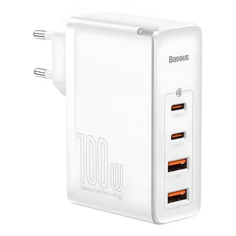 Baseus GaN2 Pro Quick Charger 2C+2U 100W CCGAN2P-L Білий Зарядний пристрій