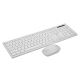 Бездротова Клавіатура та Миша XO KB-02 Білий Бездротова Клавіатура та Миша XO KB-02 Білий