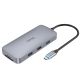 Адаптер-мультихаб HOCO HB32 Type-C converter Grey