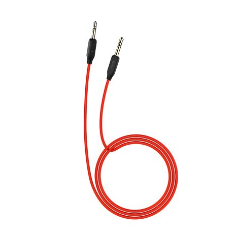 Кабель AUX Hoco UPA11 Jack 3.5 до Jack 3.5 1м червоний