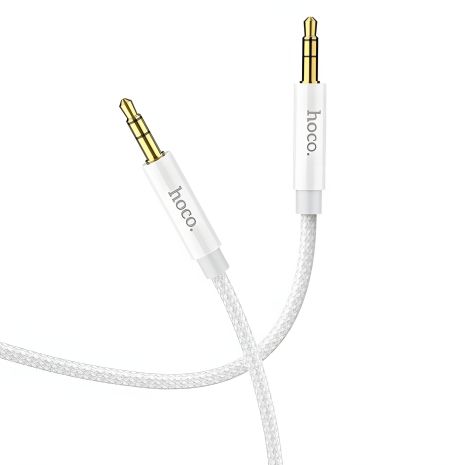Кабель AUX Hoco UPA19 Jack 3.5 до Jack 3.5 2м сірий