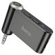FM-трансмиттер Hoco E58 Magic music car AUX Bluetooth приемник mini-jack 4-pin Черный