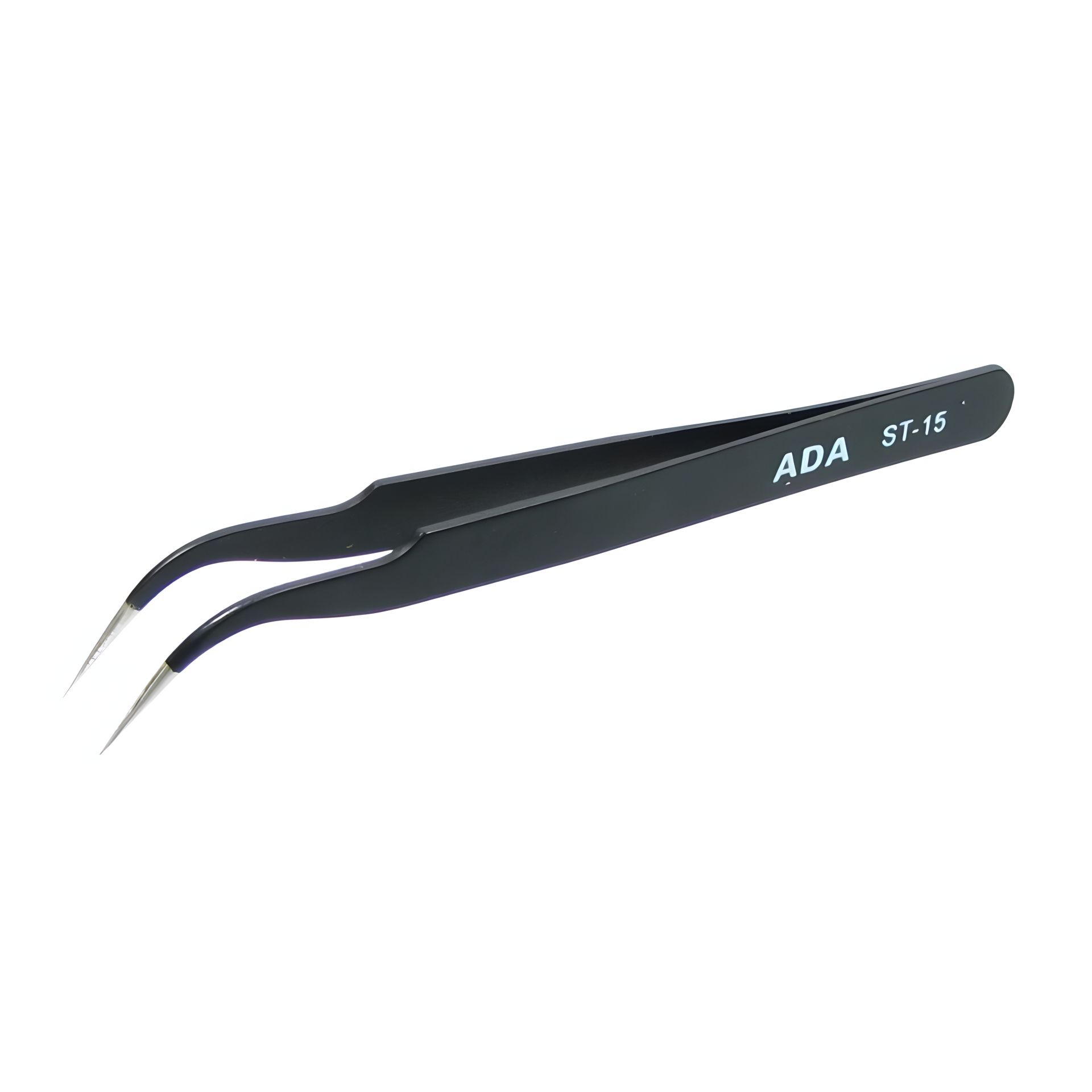 Пінцет вигнутий 7Sa ESD Aida (ST-15) з чорним антистатичним покриттям Пінцет вигнутий 7Sa ESD Aida (ST-15) з чорним антистатичним покриттям