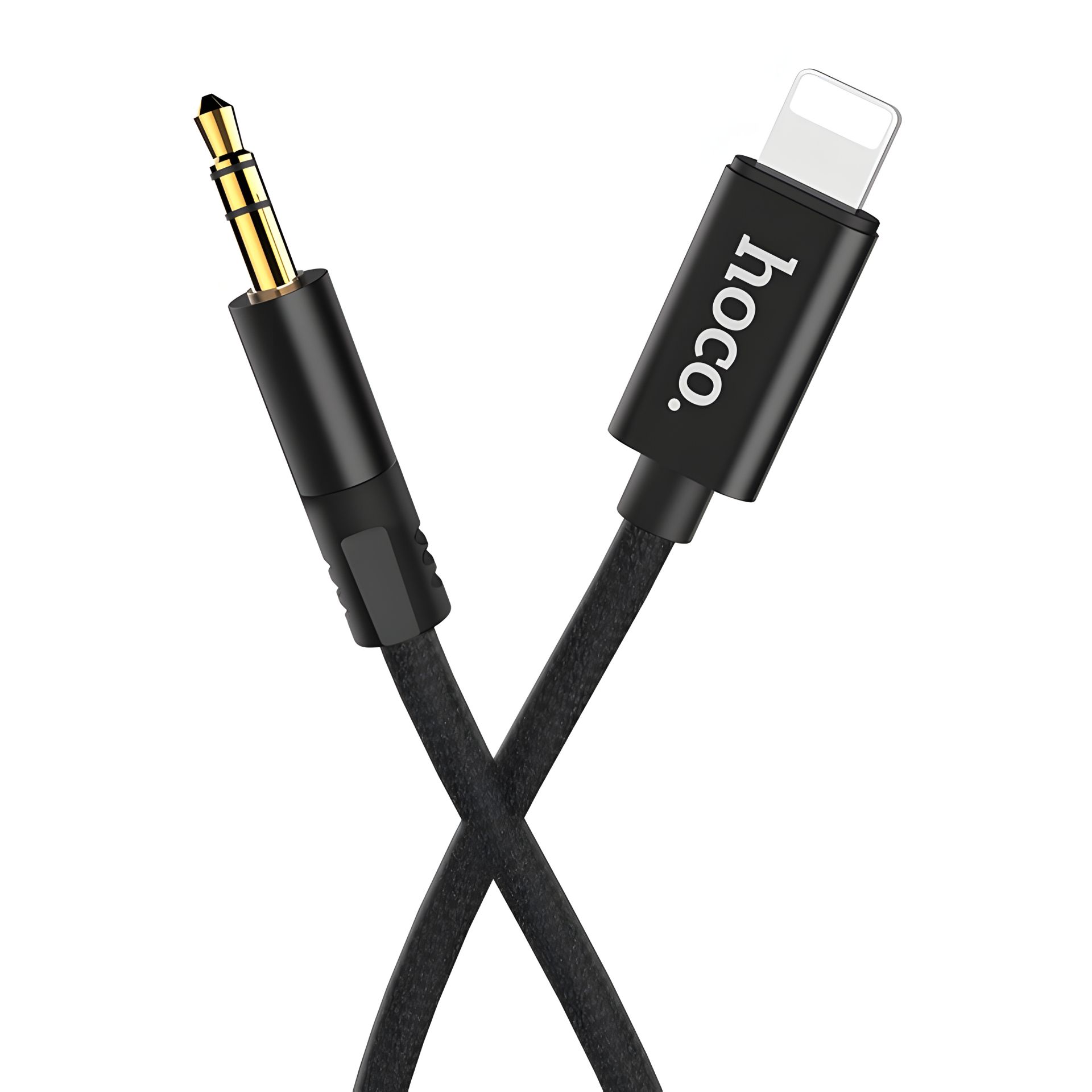 AUX кабель Hoco UPA13 Lightning to Jack 3.5 чорний 1m AUX кабель Hoco UPA13 Lightning to Jack 3.5 чорний 1m