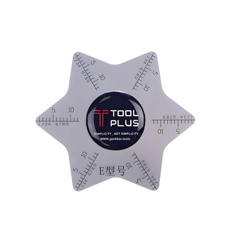 Металева карта QianLi зірка шестикутна для розбирання Металева карта QianLi зірка шестикутна для розбирання